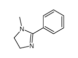 1-methyl-2-phenyl-4,5-dihydroimidazole结构式