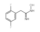 2-(2,5-difluoro-phenyl)-n-hydroxy-acetamidine Structure