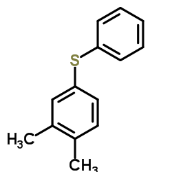 1,2-Dimethyl-4-(phenylsulfanyl)benzene Structure