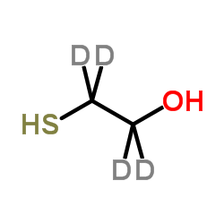 2-Sulfanyl(2H4)ethanol Structure