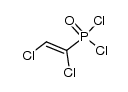 (1,2-dichloro-vinyl)-phosphonic acid dichloride Structure