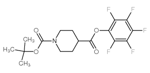 1-tert-Butyl 4-(pentafluorophenyl) piperidine-1,4-dicarboxylate structure