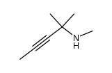 (1,1-dimethyl-but-2-ynyl)-methyl-amine结构式