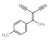 Propanedinitrile,2-[1-(4-methylphenyl)ethylidene]-结构式