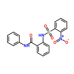 2-{[(2-Nitrophenyl)sulfonyl]amino}-N-phenylbenzamide结构式