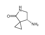 5-Azaspiro[2.4]heptan-4-one,7-amino-,(7R)-(9CI)结构式