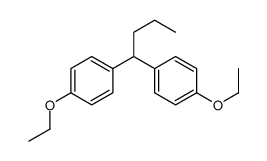 1-ethoxy-4-[1-(4-ethoxyphenyl)butyl]benzene Structure