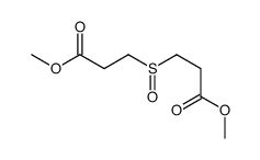 methyl 3-(3-methoxy-3-oxopropanesulfinyl)propanoate Structure