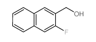 (3-fluoronaphthalen-2-yl)methanol Structure