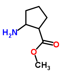 2-氨基-1-环戊烷-1-羧酸甲酯结构式