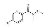 5-Chloro-N-Methoxy-N-Methylpicolinamide Structure