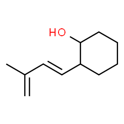 (E)-2-(3-METHYLBUTA-1,3-DIENYL)CYCLOHEXANOL Structure