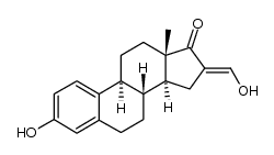3-hydroxy-16-hydroxymethylideneestra-1,3,5(10)-trien-17-one结构式