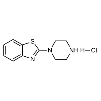 2-(哌嗪-1-基)苯并[d]噻唑盐酸盐结构式