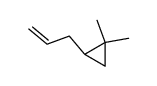 1,1-dimethyl-2-(2-propenyl)cyclopropane结构式