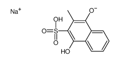 sodium,1,4-dihydroxy-3-methylnaphthalene-2-sulfonate结构式
