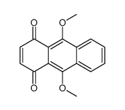 9,10-dimethoxyanthracene-1,4-dione结构式
