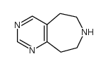 6,7,8,9-四氢-5H-嘧啶并[4,5-d]氮杂卓结构式