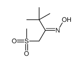 (NE)-N-(3,3-dimethyl-1-methylsulfonylbutan-2-ylidene)hydroxylamine Structure