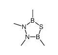 2,3,4,5-tetramethyl-1,3,4,2,5-thiadiazadiborolidine结构式