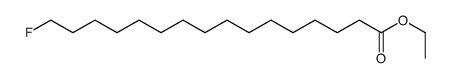 16-Fluorohexadecanoic acid ethyl ester结构式