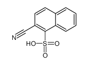 2-cyanonaphthalene-1-sulfonic acid结构式