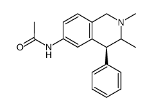 N-((S)-2,3-Dimethyl-4-phenyl-1,2,3,4-tetrahydro-isoquinolin-6-yl)-acetamide Structure