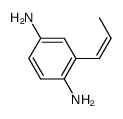 2-propenyl-benzene-1,4-diamine Structure