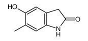 5-羟基-6-甲基二氢吲哚-2-酮结构式