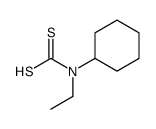 cyclohexyl(ethyl)carbamodithioic acid Structure
