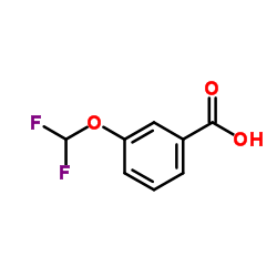 3-(二氟甲氧基)苯甲酸结构式