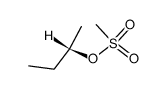 Methanesulfonic acid,(1S)-1-methylpropyl ester Structure