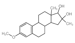 Estra-1,3,5(10)-triene-16,17-diol,3-methoxy-16-methyl-, (16b,17b)- Structure
