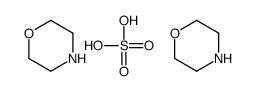 morpholine,sulfuric acid Structure