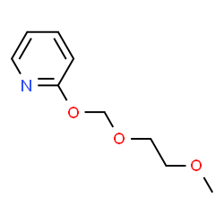 Pyridine,2-[(2-methoxyethoxy)methoxy]-(9CI)结构式