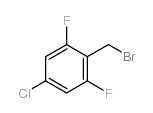 4-Chloro-2,6-difluorobenzyl bromide Structure