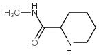 N-甲基哌啶-2-羧酰胺结构式