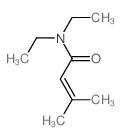 N,N-二乙基-3-甲基-2-丁酰胺结构式