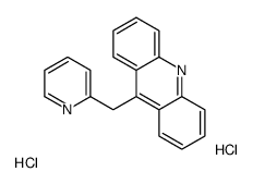 9-(pyridin-1-ium-2-ylmethyl)acridin-10-ium,dichloride结构式
