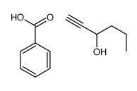 benzoic acid,hex-1-yn-3-ol Structure