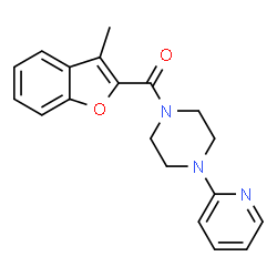 Piperazine, 1-[(3-methyl-2-benzofuranyl)carbonyl]-4-(2-pyridinyl)- (9CI) Structure
