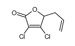 3,4-dichloro-2-prop-2-enyl-2H-furan-5-one结构式