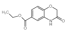 3-氧代-3,4-二氢-2H-苯并[b][1,4]噁嗪-6-羧酸乙酯结构式