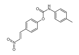 [4-(2-nitroethenyl)phenyl] N-(4-methylphenyl)carbamate结构式