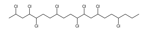 2,4,5,8,11,12,14,17-octachloroicosane Structure