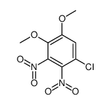 1-chloro-4,5-dimethoxy-2,3-dinitrobenzene Structure