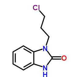 1-(3-氯丙基)-1,3-二氢-2H-苯并咪唑-2-酮结构式