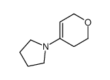 1-(3,6-dihydro-2H-pyran-4-yl)pyrrolidine Structure