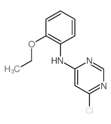 6-chloro-N-(2-ethoxyphenyl)pyrimidin-4-amine Structure