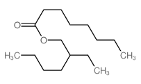 Octanoic acid,2-ethylhexyl ester Structure